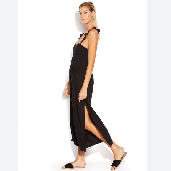 Seafolly silk blend ruffled jumpsuit - Picture 2 of 9